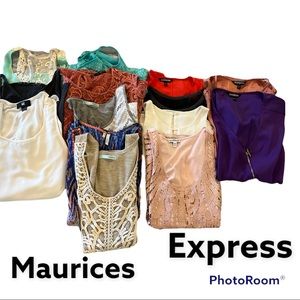 Lot of Women’s size small shirts 12+